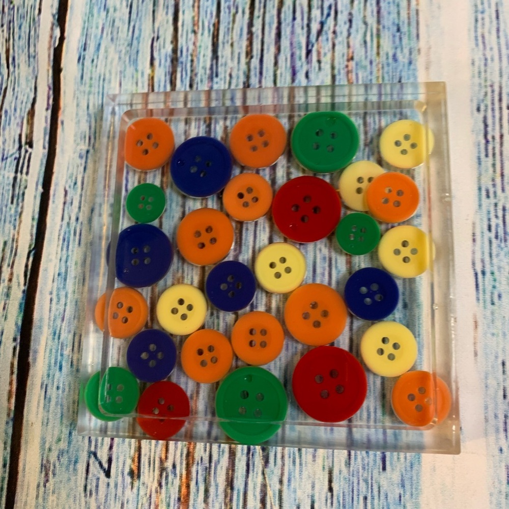 Resin coaster